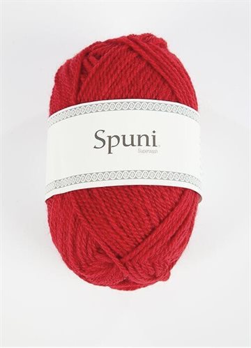 Spuni 7133 mørk julerød